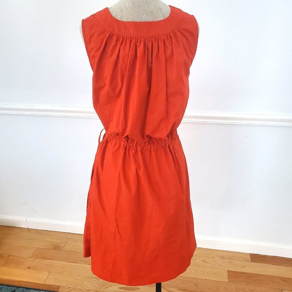 LUCYWILD Garmentory RED Shift DRESS Japanese Cotton  Size XS~ NWOT! ~ RET:$515 - Picture 7 of 15